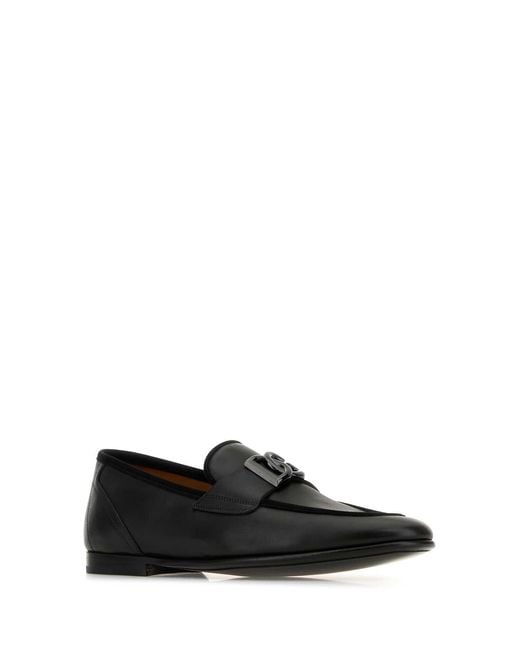 Dolce & Gabbana Black Dolce & Gabbana Loafers for men