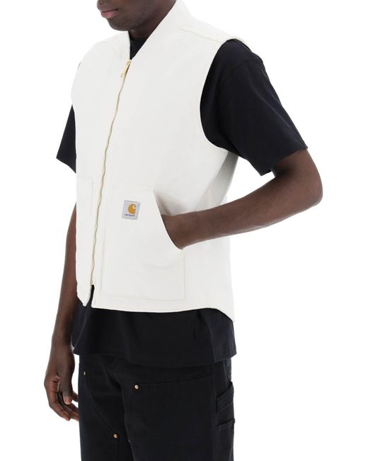 Organic Cotton Classic Vest Carhartt pour homme en coloris White