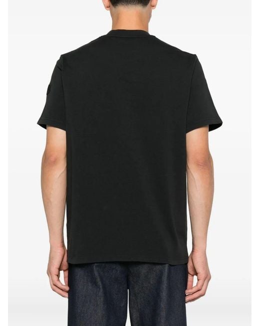 Moncler Black Ss T Shirt for men