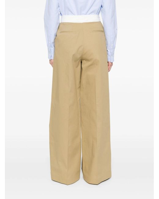 Officine Generale Natural Elia Pants Twill Cot Piedye
