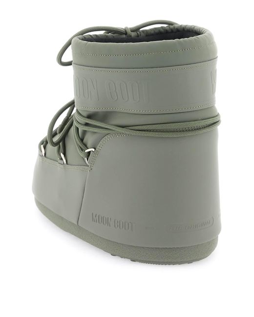 Icono de bota de luna botas de nieve de goma Moon Boot de hombre de color Green