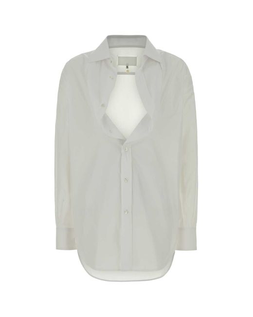 Maison Margiela White Poplin Shirt