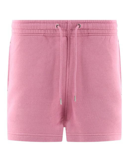 Maison Kitsuné Pink Maison Kitsuné "Baby Fox" Shorts