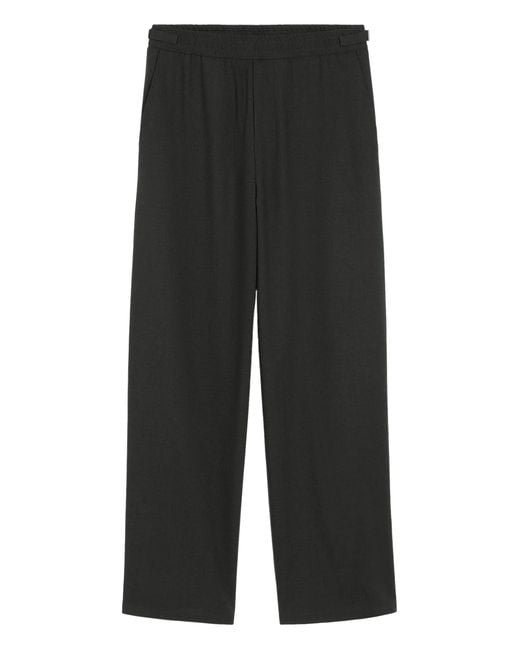 AMI Black Trousers Elasticated