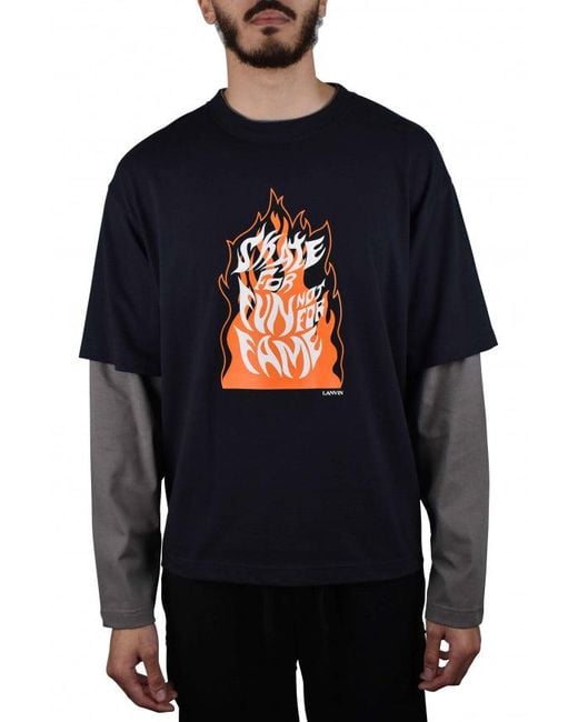 Lanvin Blue T Shirt