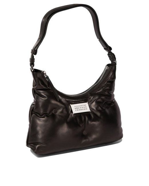 Maison Margiela Black Glam Slam Leather Shoulder Bag