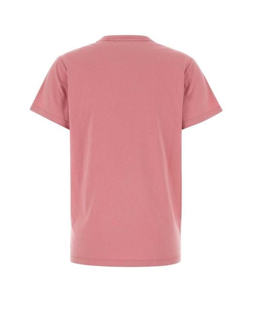 Isabel Marant Pink Cotton Aby T-Shirt