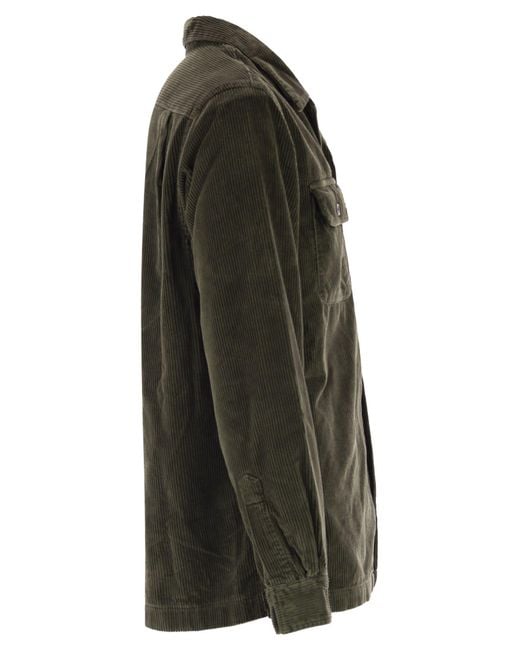 Polo Ralph Lauren Green Corduroy Shirt Jacket for men