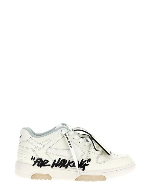 Off-White c/o Virgil Abloh Aus weißem 'Out Out Off Office' Sneakers in Metallic für Herren