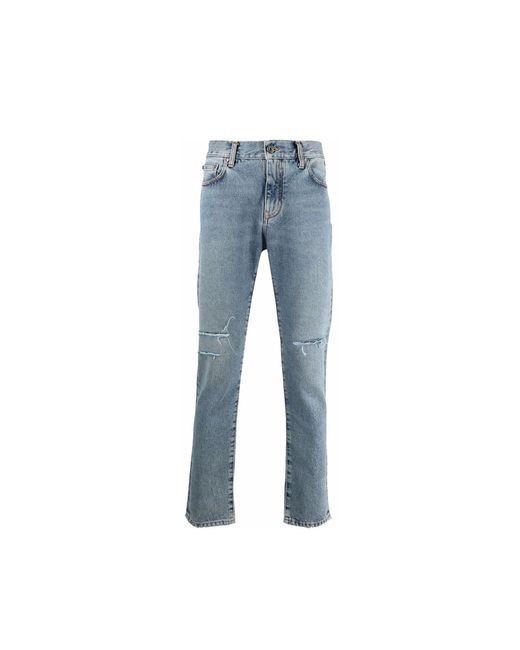 Off-White c/o Virgil Abloh Blue Skinny Denim Jeans for men