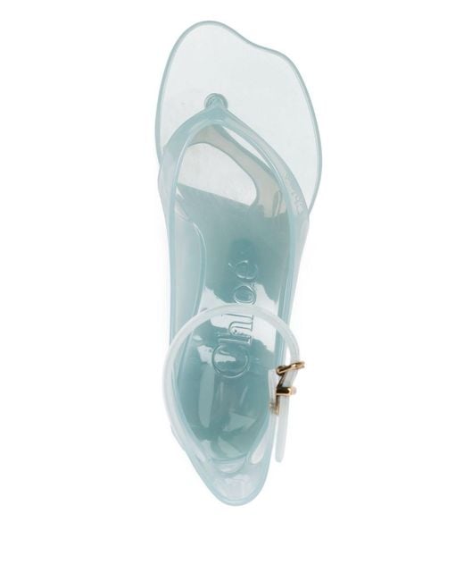 Chloé Blue Jelly Sandals