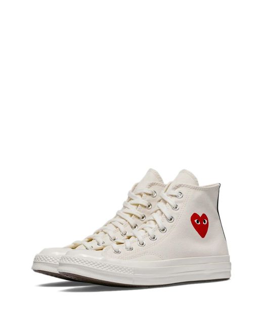 COMME DES GARÇONS PLAY White Ct70 Hi Top Small Heart