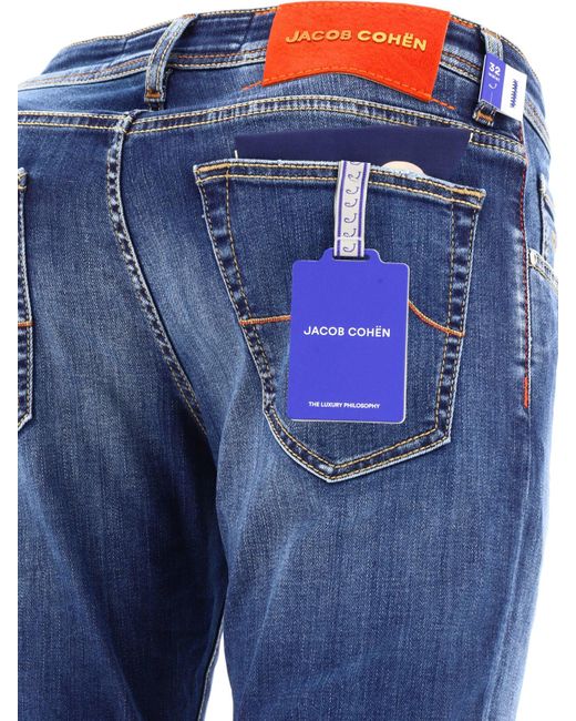 Jeans "Nick Slim" di Jacob Cohen in Blue da Uomo