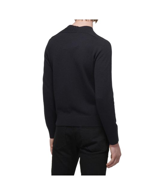 Saint Laurent C Mere Sweater in het Black voor heren