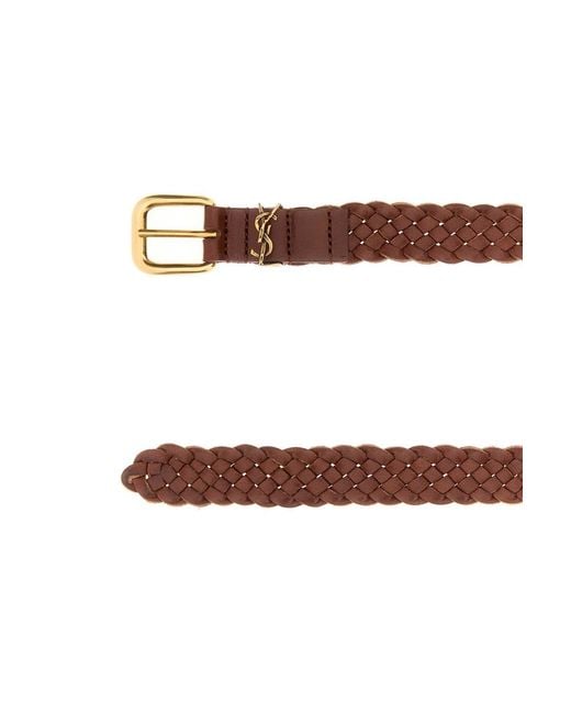Saint Laurent Brown Ysl Cintura for men