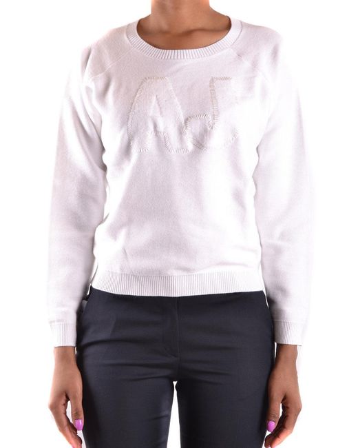 Pull Blanc Armani Jeans en coloris White
