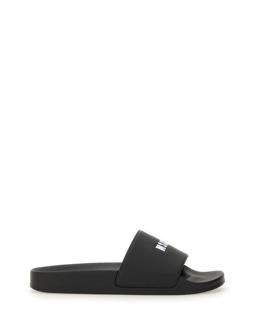 MSGM Folie Sandale mit Logo in Multicolor für Herren