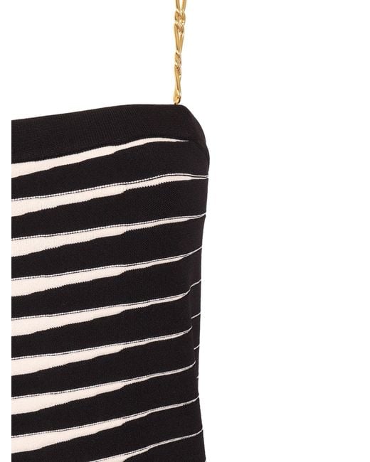 Elisabetta Franchi Black Knitted Dresses