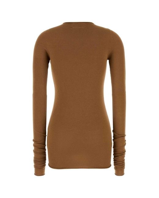 ARMARIUM Brown Caramel Viscose Blend Sita Top