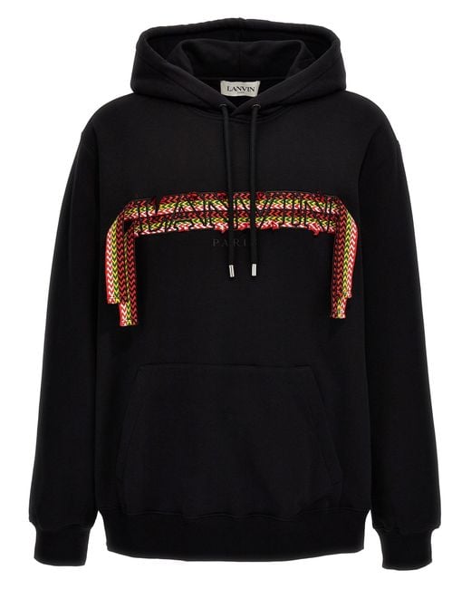 Sudadera con capucha de 'Curblace' Lanvin de hombre de color Black