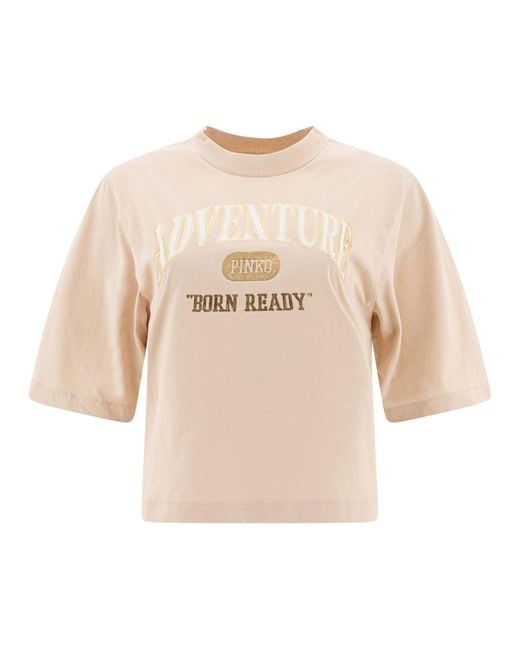 Pinko Natural T-Shirts And Polos