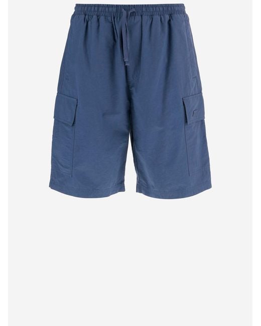 Autry Blue Cotton Blend Shorts