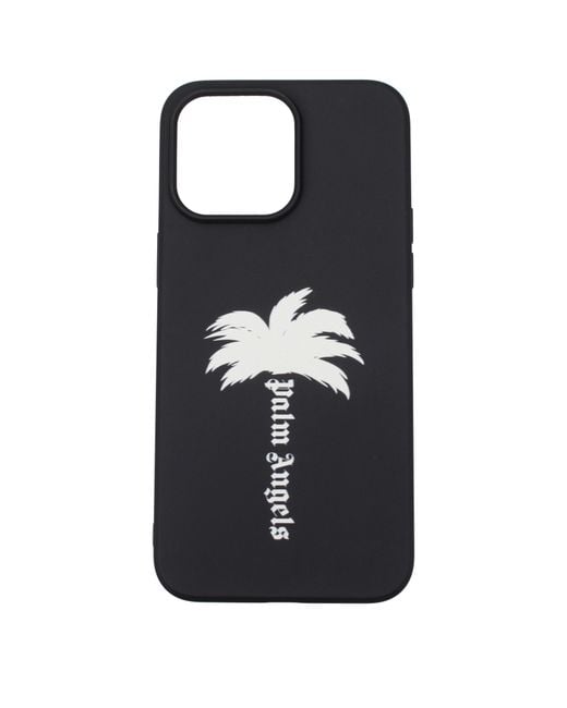 Palm Angels Black Porta I Phone I Phone 15 Pro M Polyurethane