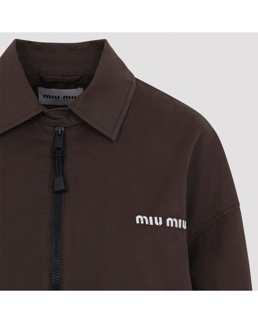 Miu Miu Brown Blouson