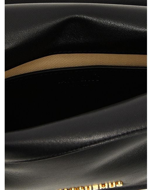 Jacquemus Black 'La Petite Pochette Rond Carré' Clutch