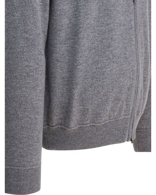 Herno Kasjmier Vest in het Gray voor heren