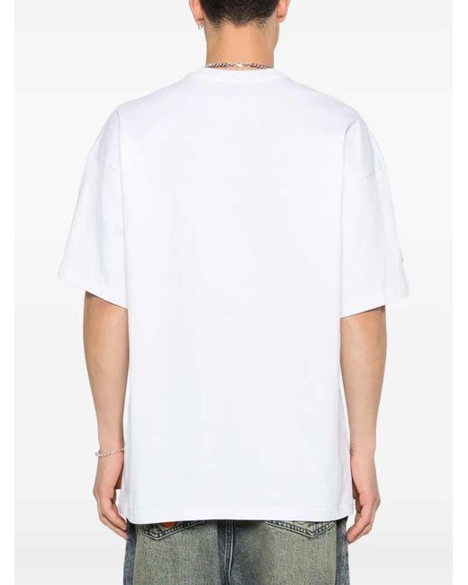 PDF White Graphic T Shirt