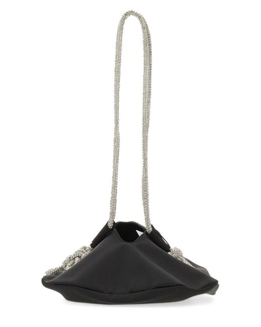 Kara Black Ufo Shoulder Bag