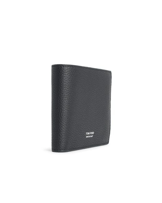 Tom Ford Black Leather Wallet for men