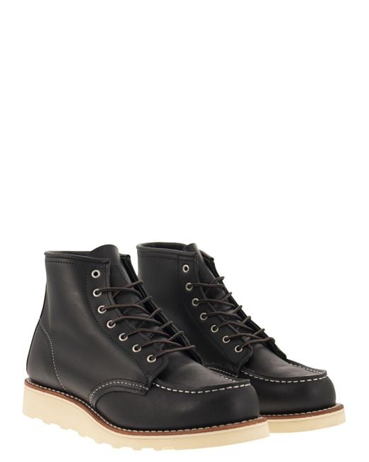 Red Wing Black Classic Moc