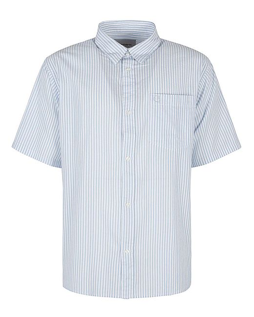 Carhartt Blue Cotton Shirt for men