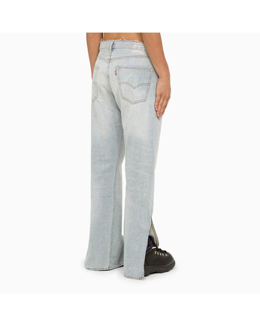 ERL Gray Levi'S X Straight 501 Denim Jeans for men