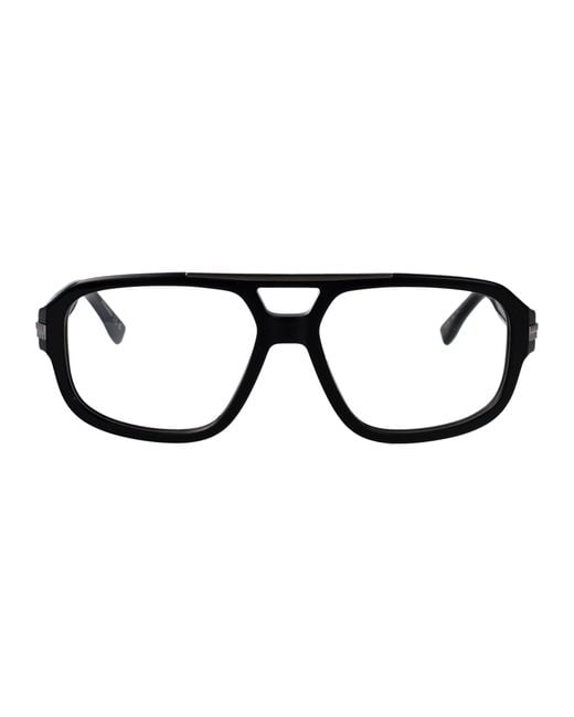 DSquared² Black Dark Ruthenium Acetate Glasses