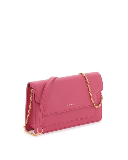 Marni Pink Brieftasche Kofferraumtasche