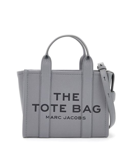 Marc Jacobs Gray Damen das Leder kleine Wolf graue Einkaufstasche in Grau
