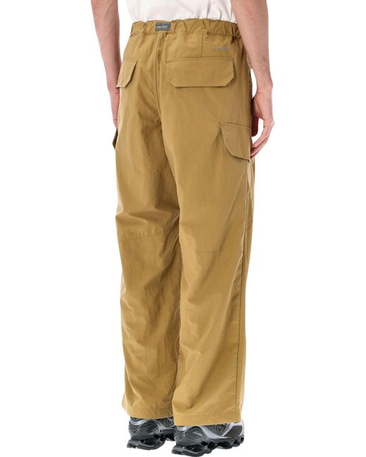 And Wander Natural Cargo Trousers for men