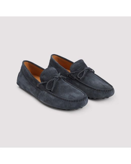 Tod's Blue Loafers