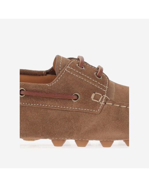 Tod's Tod 's Wildleder -Gommino -Bubble -Ladung in Brown für Herren