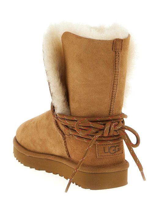 Ugg Brown 'Bailey Tie' Knöchelstiefel