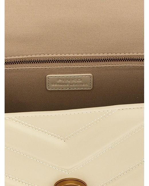 Pinko Cross Body Bags in het Natural