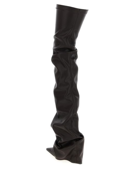 The Attico Black Der Attico 'Robin Otk' Boots