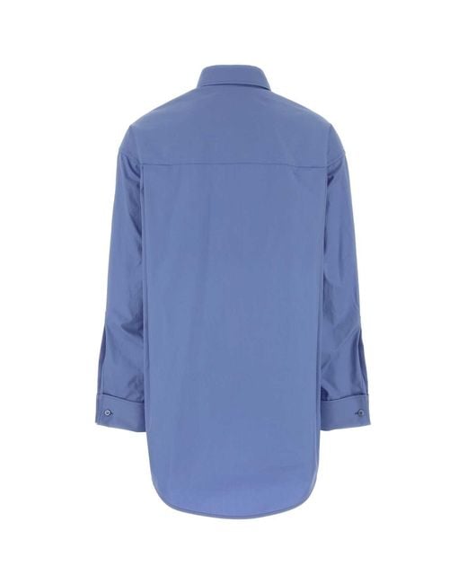 Balenciaga Blue Classic Solid Shirt
