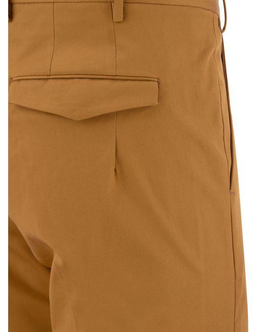 PT Torino Natural Master Fit Cotton Trousers
