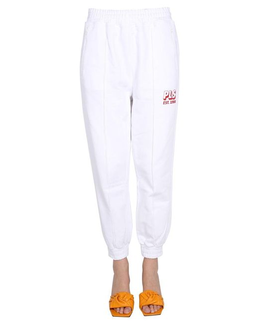 Philosophy Di Lorenzo Serafini White Relaxed-Fit Track Pants