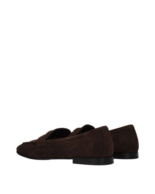 Prada Black Moccasins Suede