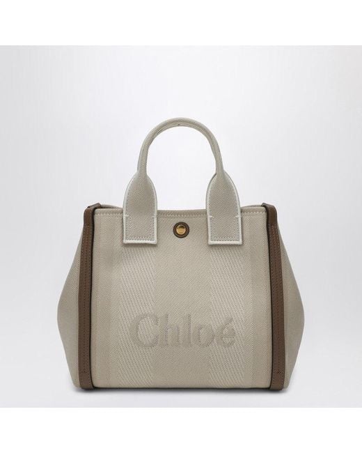 Chloé Gray Chloé Carry Small Tote Bag
